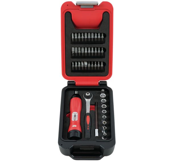 Coffret fusion box tournevis dynamométrique 1/4'' 42 pièces