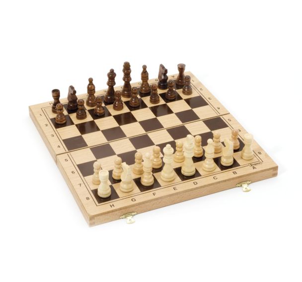 Coffret jeu d'échec pliable