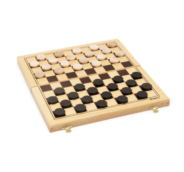 Coffret jeu de dames pliable