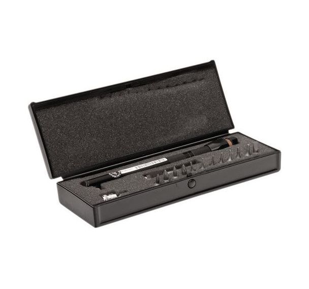 Coffret mini clé dynamométrique 1/4'' et embouts