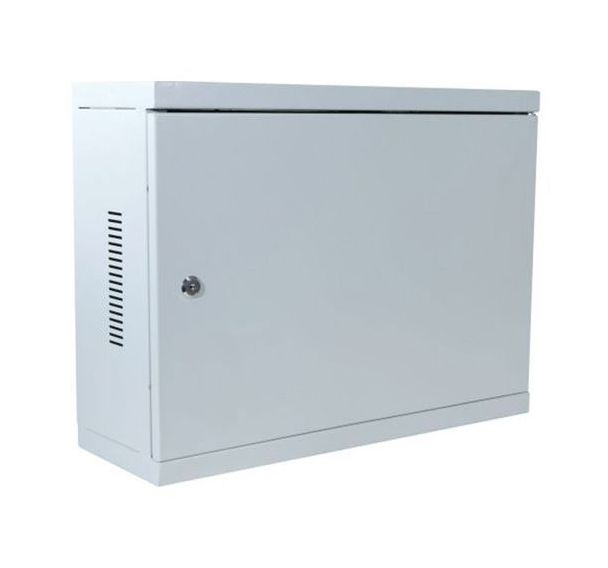Coffret mural fixe 19'' 3U profondeur 180 mm (gris)