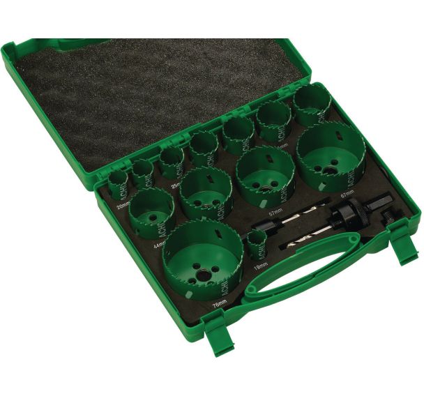 Coffret scie trépan - Polyvalente (électricité, plomberie, montage)