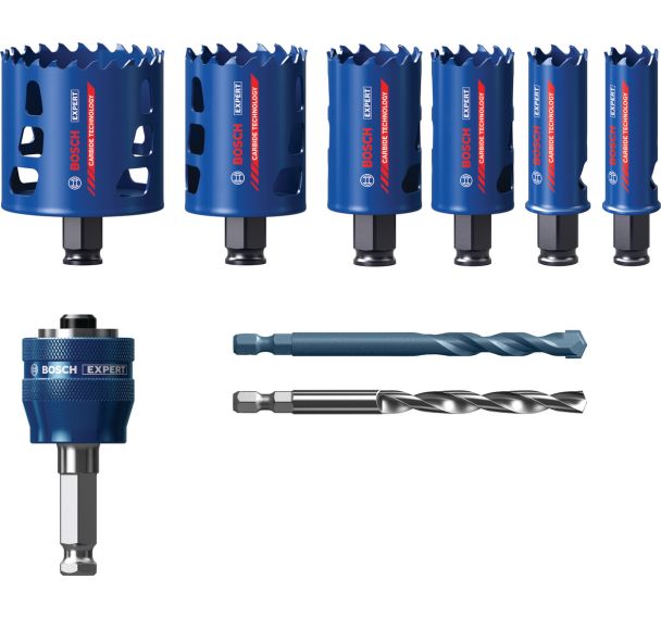 Coffret scies trépans Carbure Endurance multi-matériaux - Bosch