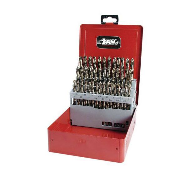 Coffret tole de 32 forets hss rivetage-taraudage 1-10,5 mm