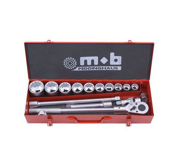 Coffrets métalliques 3/4'' 16 pièces