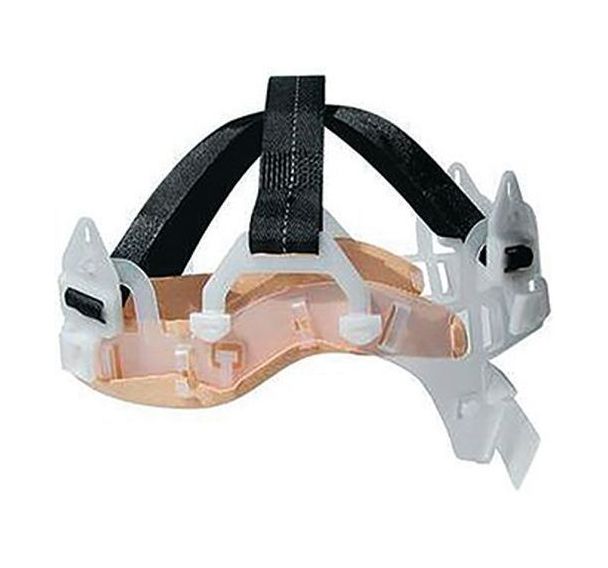 Coiffe ajustement par glissière pour casques de sécurité