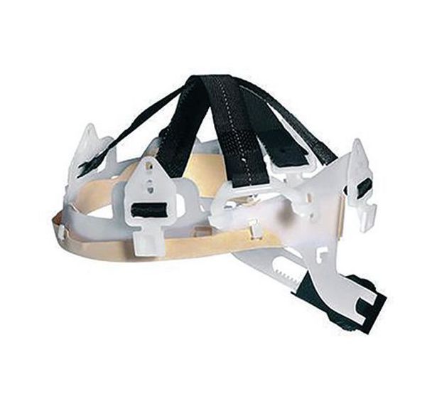 Coiffe avec ajustement par crémaillère pour casques de sécurité