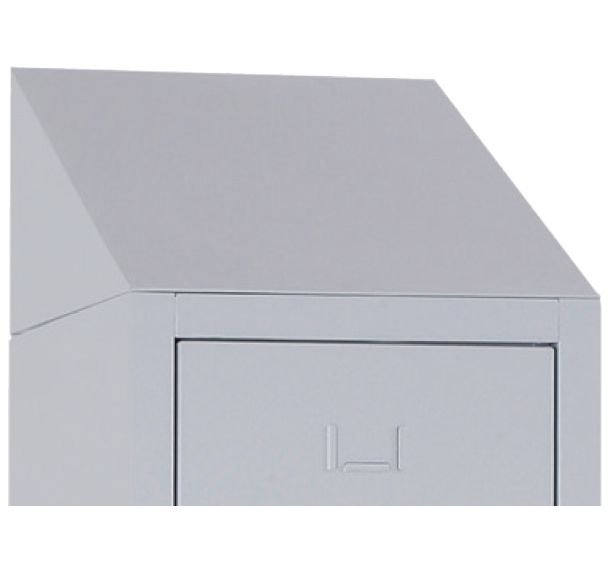 Coiffe inclinée vestiaire 1 à 4 colonnes - Manutan Expert