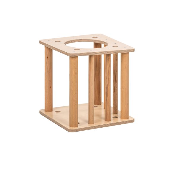 Coin de cube rampant avec 8 barres