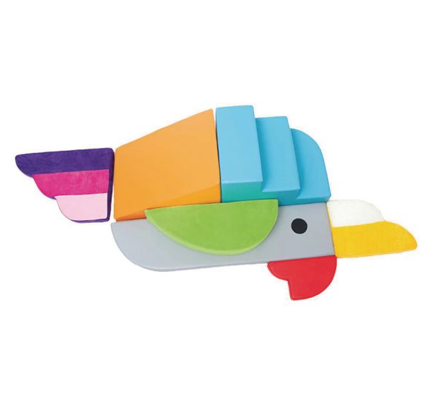 Coin de jeu oiseau en mousse