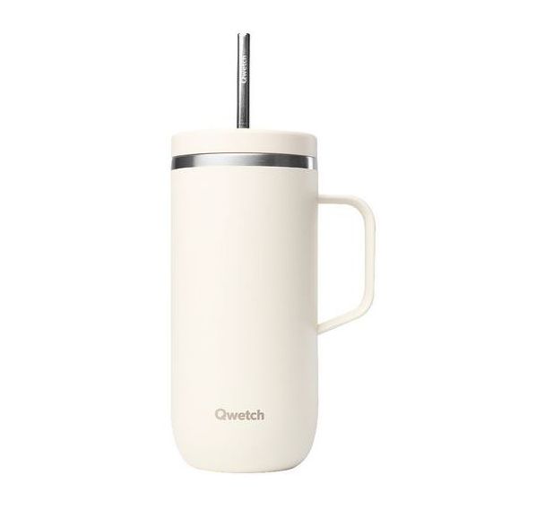 Cold cup isotherme avec anse - 600 mL - Qwetch