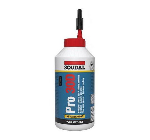 Colle à bois intérieur et extérieur PRO 30D - Soudal