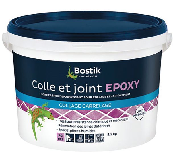 Colle et joint époxy blanc 2.5kg