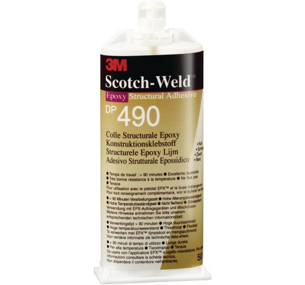 Colle structurale Scotch-Weld DP490 - Noir - 50 mL - 3M