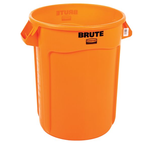 Collecteur Brute® orange 121 L - Rubbermaid