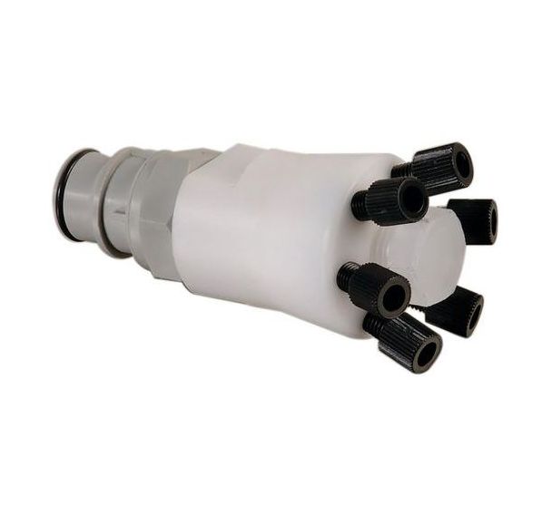 Collecteur HPLC Poly avec raccord en polypropylène-Justrite