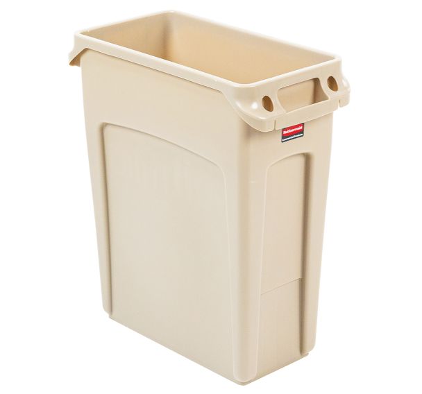 Collecteur Slim Jim avec conduits d'aération 60 L Rubbermaid