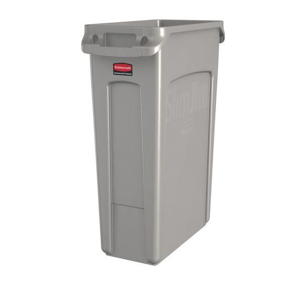 Collecteur Slim Jim avec conduits d'aération 87 L Rubbermaid