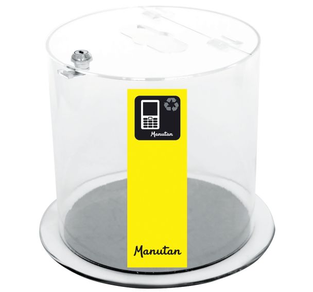 Collecteur de piles et de smartphones - Manutan Expert