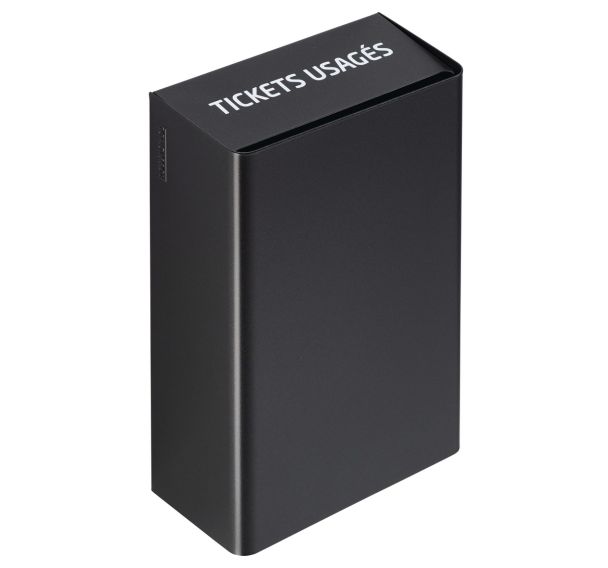 Collecteur de tickets 4l - collectik- gris manganèse