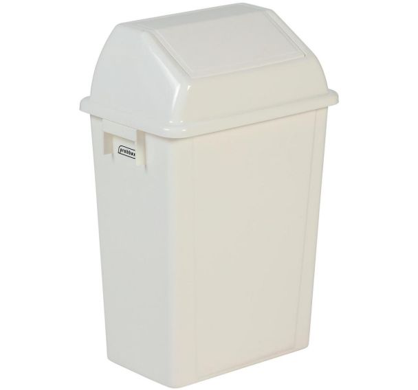 Collecteur et support mural avec couvercle à clapet - 20L