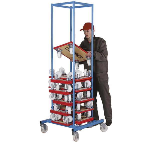 Collectionneur pour plateaux roulants