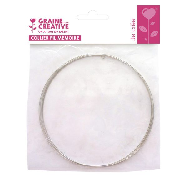 Collier fil mémoire acier, 5 tours