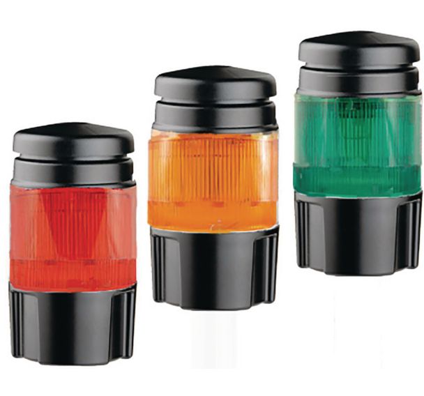 Colonne lumineuse à leds multicouleurs - Rouge, orange et vert