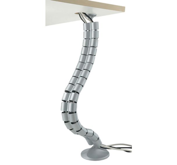 Colonne passe-câble pour table informatique