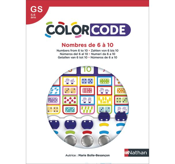 Colorcode - nombres de 6 à 10-Nathan