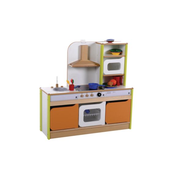 Combi-Cuisine Orange/Vert/Blanc