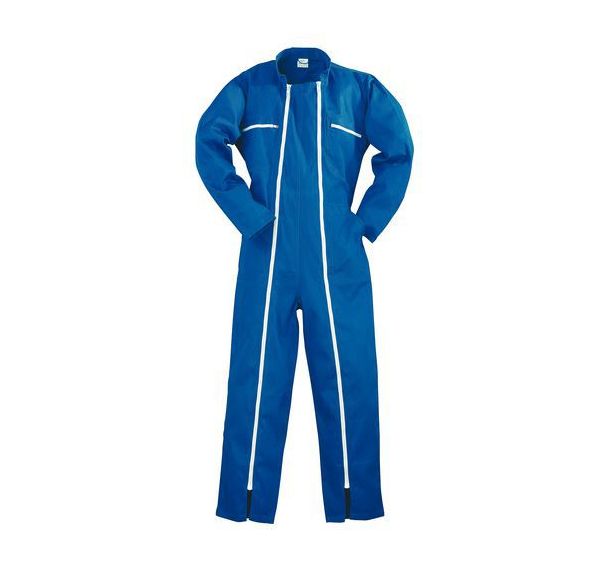 Combinaison de travail double glissière - Bleu