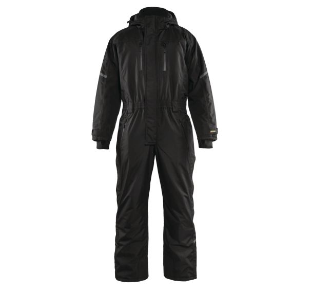 Combinaison manches longues à capuche hiver noir