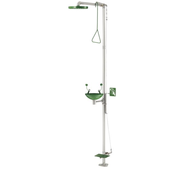 Combiné douche+laveur d'yeux