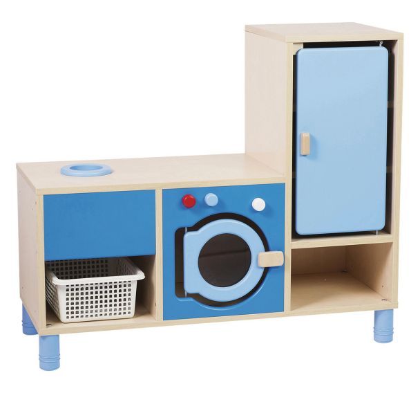 Combiné lingerie Clorofile : machine à laver - bac à linge - armoire