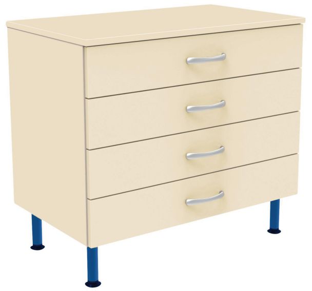 Commode Evolution 4 tiroirs - Manutan Expert