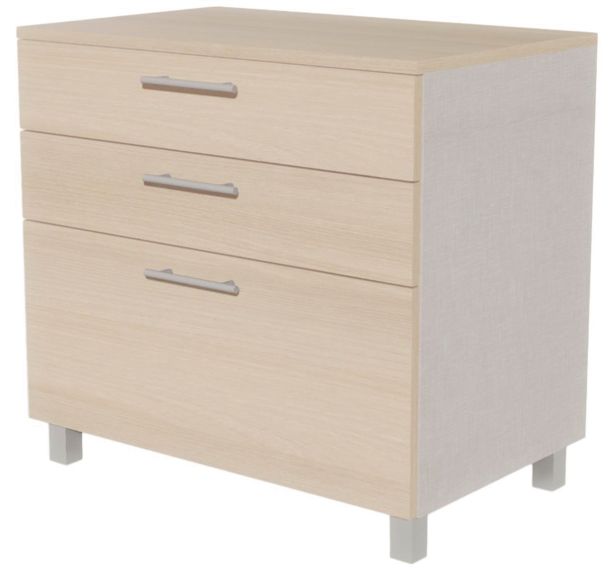 Commode Identité 3 tiroirs - Manutan Expert