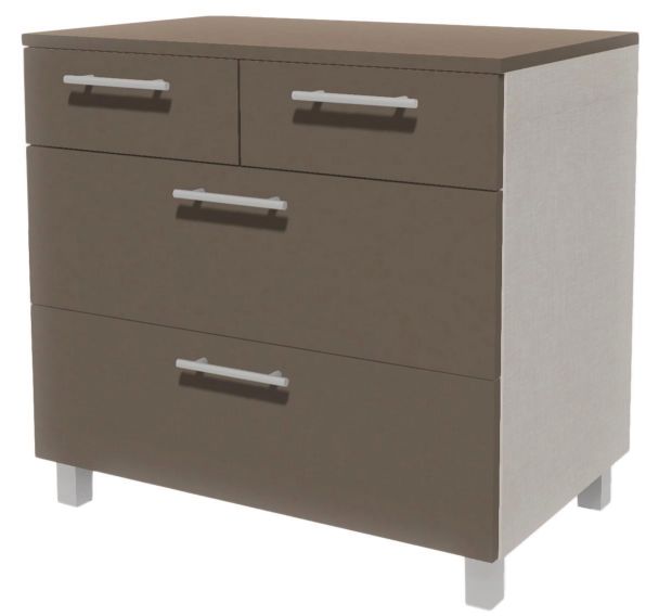 Commode Identité 4 tiroirs - Manutan Expert