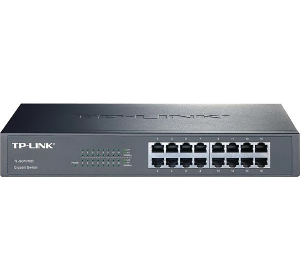 Commutateur 16 ports Gigabit metal 11'' Tplink TL-SG1016D