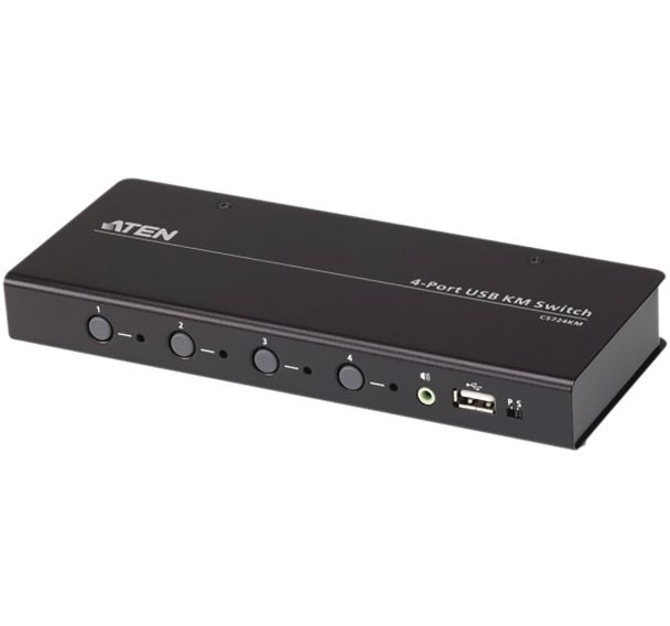 Commutateur CLAVIER/SOURIS USB POUR 4 ORDINATEURS ATEN
