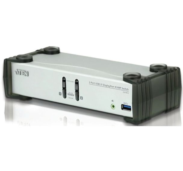 Commutateur KVM DisplayPort 1.1/USB 3.0/HP -2 ports ATEN