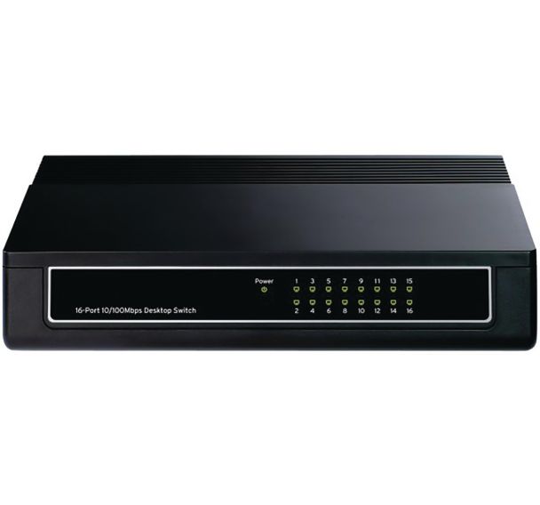 Commutateur réseau RJ45 10/100 - 16 ports SOHO