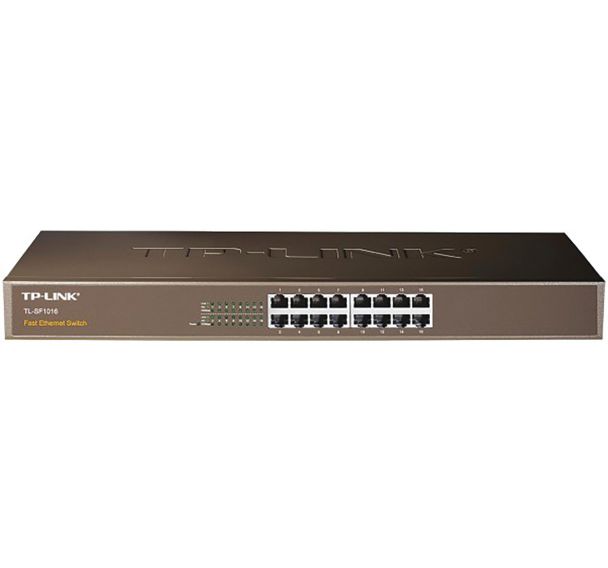 Commutateur réseau TP-Link 16 ports RJ45 10/100 rackable 19''
