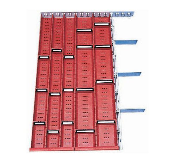 Compart. Plastique Et Metall. Pour Tiroir H = 60 Mm