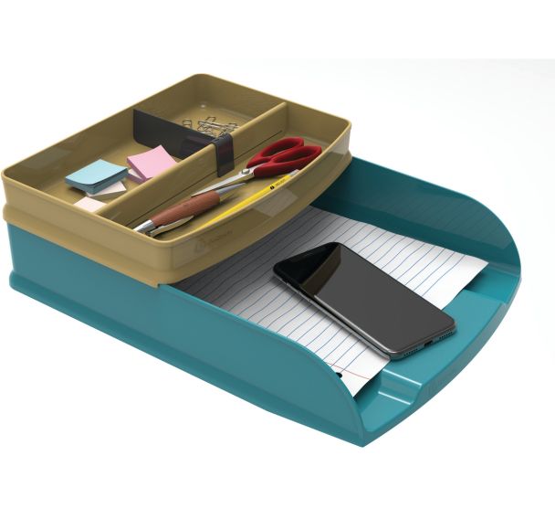 Compartiment pour corbeille à courrier Combo Top Neo Deco - Exacompta - Lot de 4