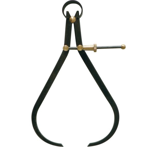 Compas à ressort d épaisseur acier bruni - Taliaplast