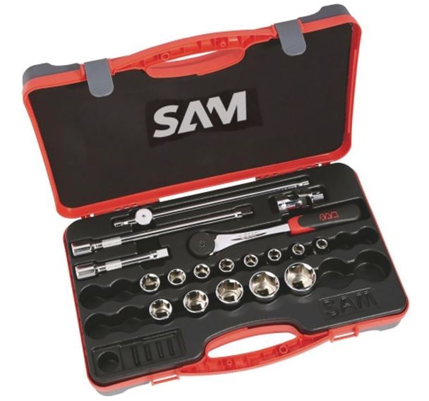 Composition de 18 outils 1/2 pouce en coffret