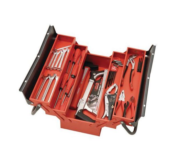 Composition générale 40 pièces - Avec boîte - Nb d'outils : 40