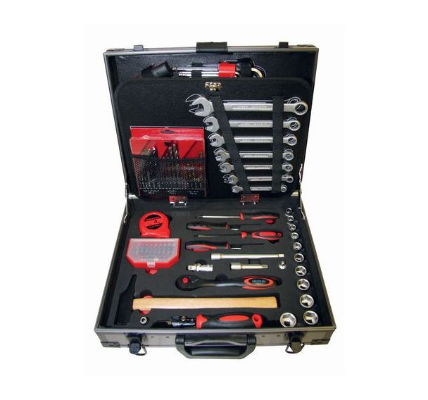 Composition outils de maintenance chrome vanadium 97 pièces