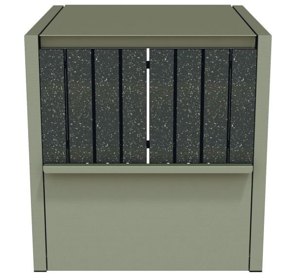 Composteur CHARDONNAY 370 L aluminium peint - lattes en Ipra